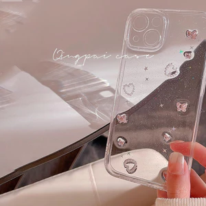 Ốp Điện Thoại Trong Suốt Kim Tuyến Lấp Lánh Cho IPhone 14 Pro Max 15 14 13 12 11 Pro Max 15 14 Plus