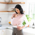 Địu vải Ergobaby Aura Baby Wrap 100% Vicose cho bé 0m+ , đai địu trợ lực em bé sơ sinh - Monnie Kids — ảnh 3