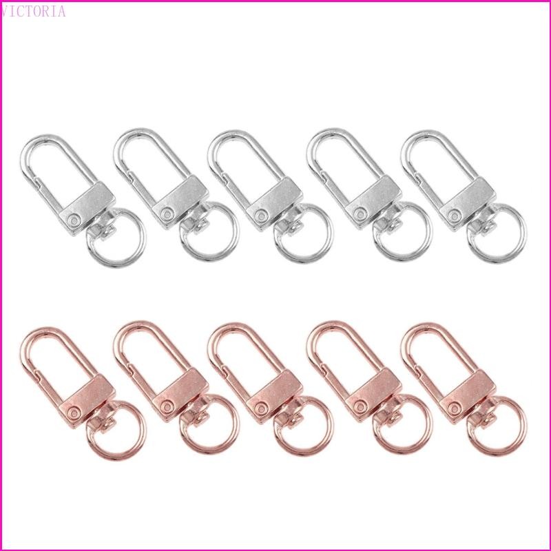 Vic 5 Chiếc DIY Vàng Bạc Móc Khóa Tôm Hùm Khóa Snap Móc Trang Sức Phát Hiện Cho Jean