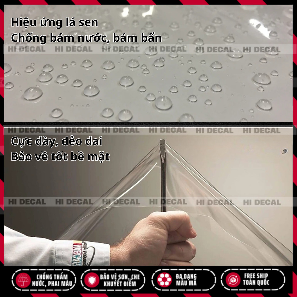 Miếng PPF dán hõm cửa, tay nắm ô tô, tem PPF tay nắm cửa bảo vệ chống xước