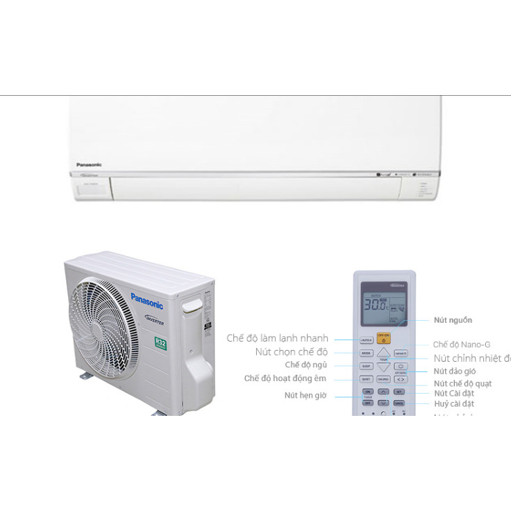 Điều hòa Panasonic 24000btu 2 chiều CS-XZ24BKH-8