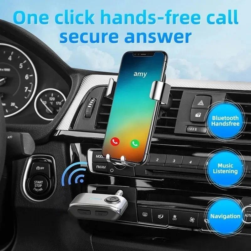 Thiết Bị Nhận Tín Hiệu Bluetooth 5.3 Giắc Cắm 3.5mm AUX Cho Loa Xe Hơi