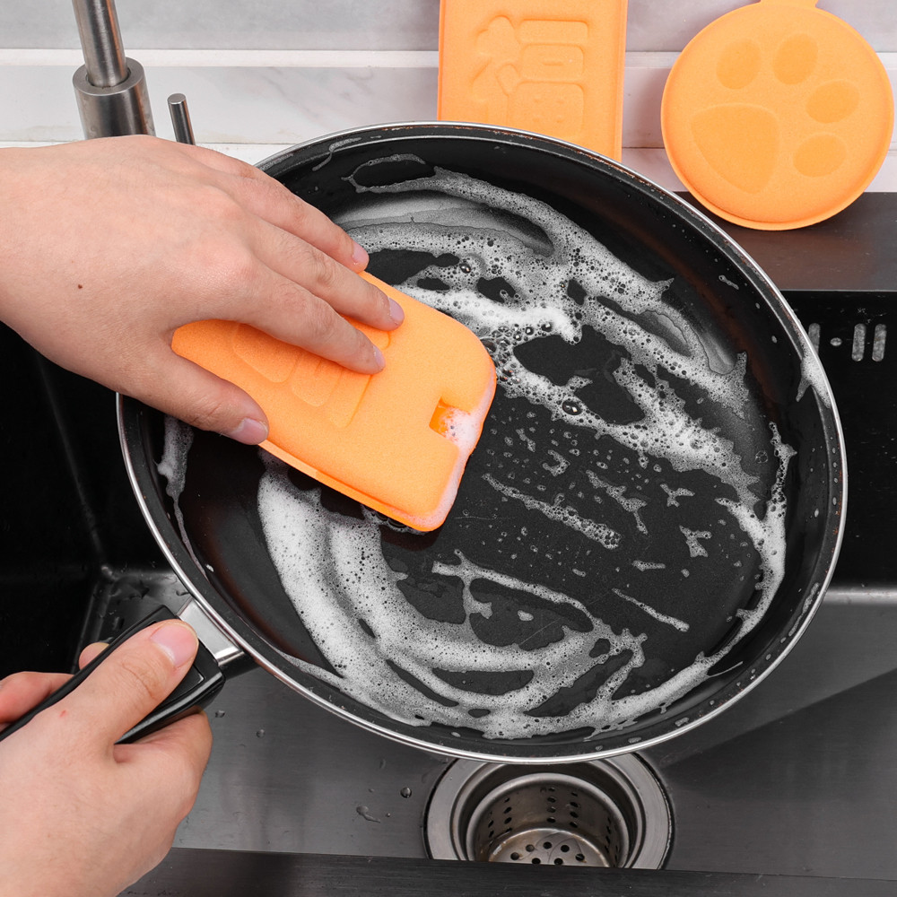 Miếng bọt biển rửa chén Magic - Khăn lau bọt biển làm sạch nhà bếp - Thấm hút mạnh, Khử nhiễm mạnh - Dụng cụ vệ sinh gia đình