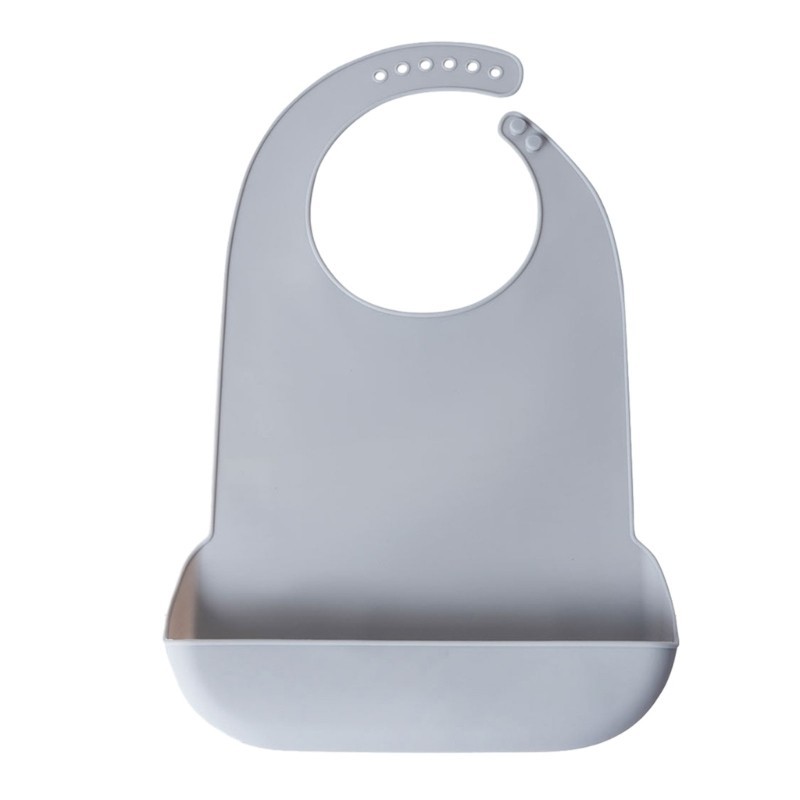 Ppy Silicone Mềm Yếm Người Lớn Chống Thấm Nước Bọt Khăn Ăn Tạp Dề Vải
