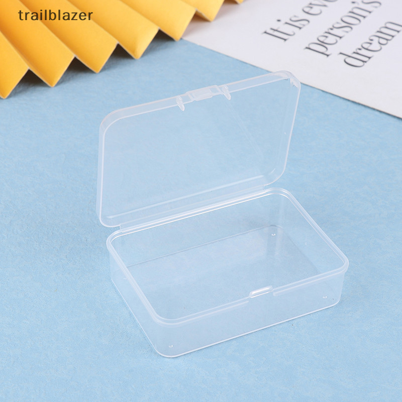Trailblazer Chống Bụi Mạnh Mẽ Trang Sức Hộp Bảo Quản Hộp Đựng Hình Chữ Nhật Hộp Nhựa Mờ Hộp Đóng Gói Hộp Bảo Quản Mới