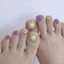 EBINLANDS 24 Chiếc Móng Chân Giả, Làm Móng Tay Đầu Vuông Đầu Vuông Móng Tay, Có Thể Tháo Rời Ngắn Full Cover Press on Nails