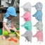 KANGN Trẻ Em Mũ Xô, Vành Rộng Chống Tia UV Mũ Chống Nắng, Du Lịch Ngoài Trời Có Thể Điều Chỉnh Mũ Đi Biển Mùa Hè Bé Trai Bé Gái