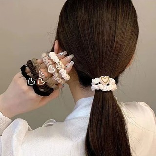 5 Cái / bộ Hoa Tóc Dây Thanh Lịch Đuôi Ngựa Giá Đỡ Dây Cao Su Co Giãn Băng Đô Quấn Tóc Phụ Kiện Tóc