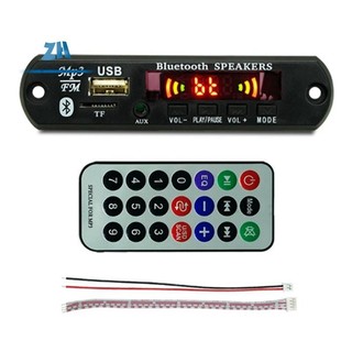 USB MP3 Mô-đun Bluetooth 12V MP3 WMA Bộ giải mã Ban Mô-đun âm thanh FM AUX USB TF Đài phát thanh cho ô tô Loa nhạc từ xa