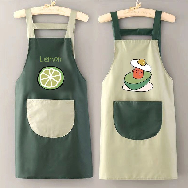 Tạp Dề Phụ Nữ Dễ Thương Nhà Bếp Chống Dầu Tạp Dề Chống Nước Chống Bụi Bẩn Tạp Dề Nấu Ăn Phong Cách Phương Tây