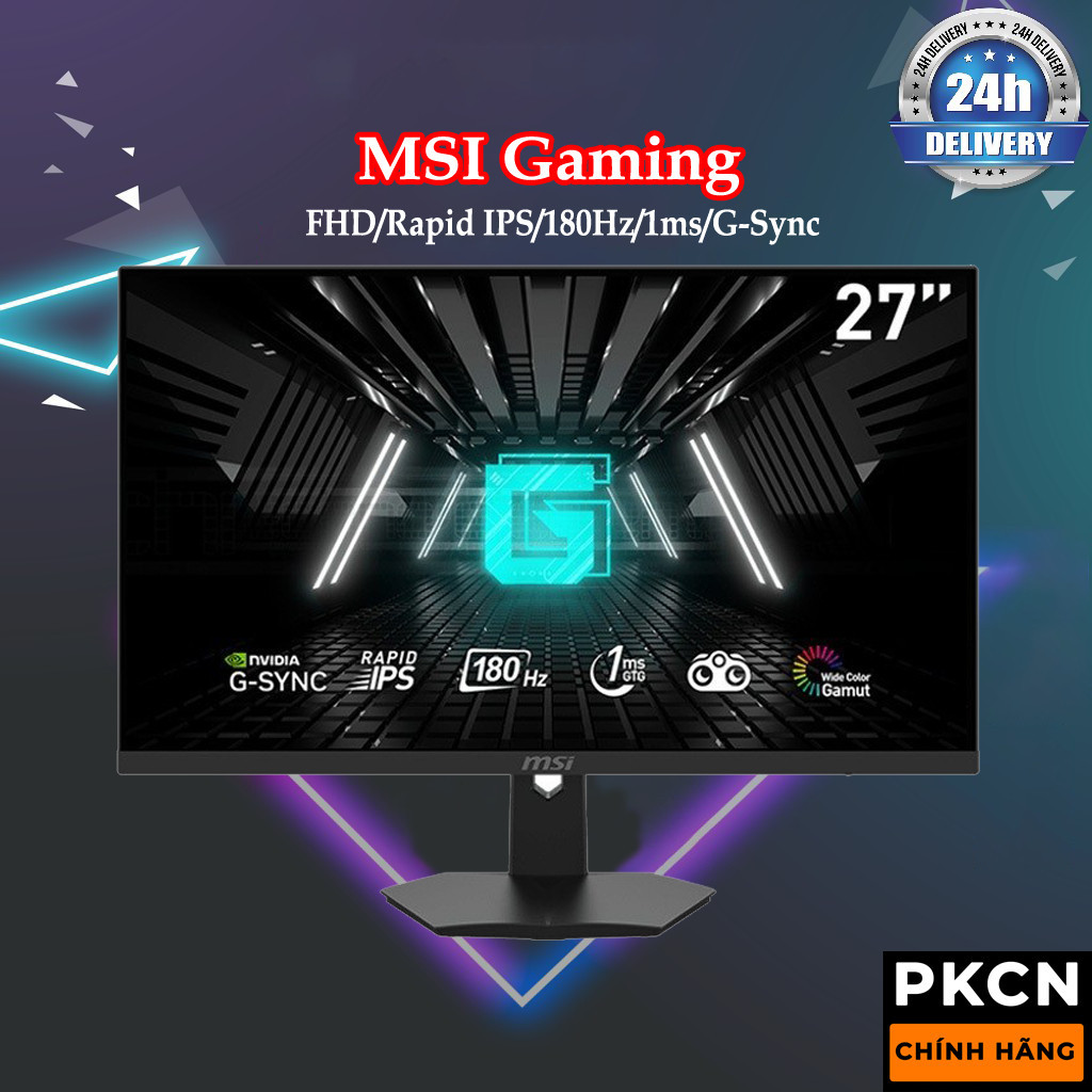 Màn hình Gaming MSI Optix G274F 27 Inch (FHD/Rapid IPS/180Hz/1ms/G-Sync ...