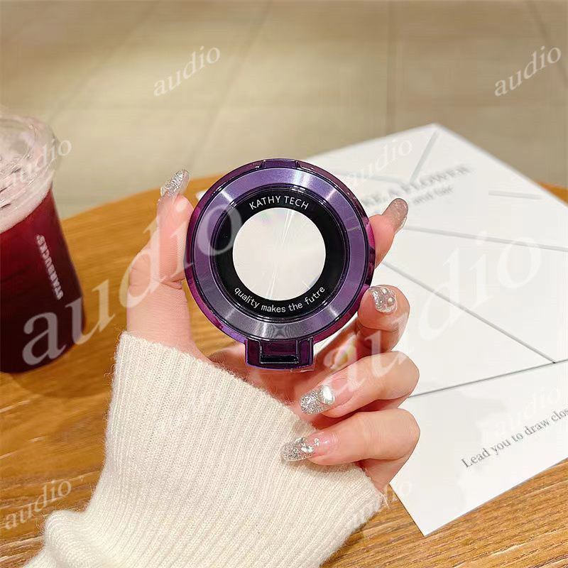 Họa Tiết CD Lấp Lánh Từ Đứng Có Thể Gập Lại Để Bàn Giá Đỡ Cho Điện Thoại Thông Minh Siêu Mỏng Từ Tính Giá Đỡ Vòng Ngón Tay Từ Tính Dính Giá Đỡ