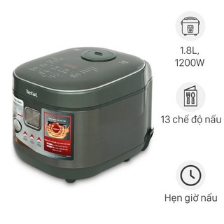 Nồi cơm điện tử cao tần lồng niêu Tefal RK818A68, 1.8L, 1200W - Bảo hành chính hãng 24 tháng