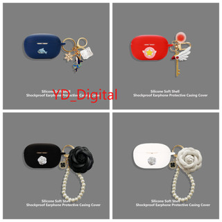 Soundpeats PearlClip Pro Vỏ silicon chống sốc Tay mềm chống ồn Vỏ bảo vệ tai nghe Bluetooth có mặt dây chuyền