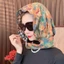 Mũ Hijab MONOSTYLE, Khăn xếp nữ mềm mại chống nắng, Khăn lụa mô phỏng thoáng khí thời trang mùa xuân hè
