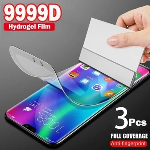 Dành Cho Huawei Y9s Y9a Y9 Y8s Y8p Y7p Y7a Y7 Y6s Y6p Y6 Y P Smart Prime Pro plus Max Z S 2021 2020 2019 3 Cái HD Phim Hydrogel Mềm Chống Ánh Sáng Xanh Chống Vân Tay Bảo Vệ Màn Hình