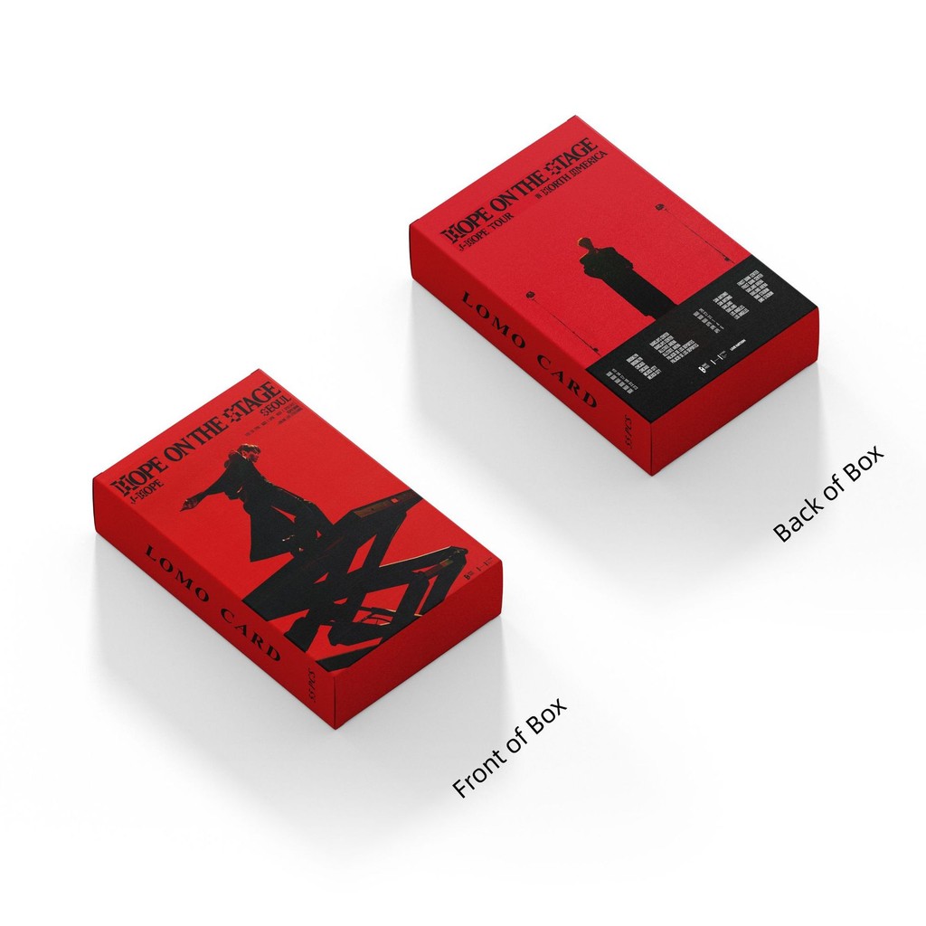 Linxx 55 / 50 Chiếc J-Hope Tour Hope on the Stage Album Lomo Card Kpop Photocards Bưu Thiếp Series