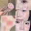 Kem má hồng dạng lỏng AFTEROF, Blusher màu hồng mờ nhung phong cách Hàn Quốc, Màu sắc tự nhiên đa năng Làm sáng mịn màng Trang điểm Blush Làm đẹp & Sức khỏe