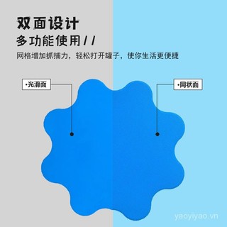 Thảm silicone hình hoa mở chai, cách nhiệt, không trượt, thảm đa năng hỗ trợ cốc, sáng tạo 37UE