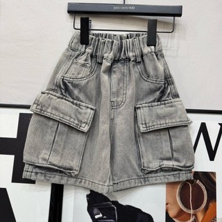 [DOUDOU KID] JD03 Quần Đùi Jean Cho Bé Từ 12-38kg,Mềm Mại (ko bao gồm thắt lưng)