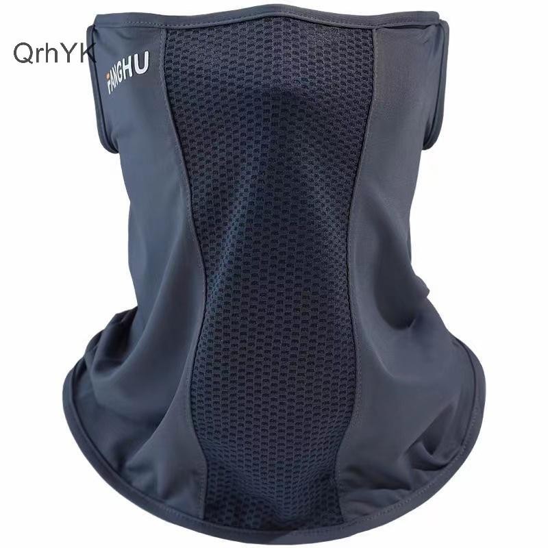Nhà máy thời trang Mặt nạ vòng tai thoáng khí Chống tia cực tím che mặt cho nam giới, Lưới chống nắng cổ Gater QrhYK