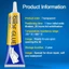 TOPTOOLCX 60ML Keo dán giày mòn, Keo dán giày chắc chắn chống thấm nước PVA, Keo dán hiệu quả Sửa chữa giày keo cố định thợ làm giày