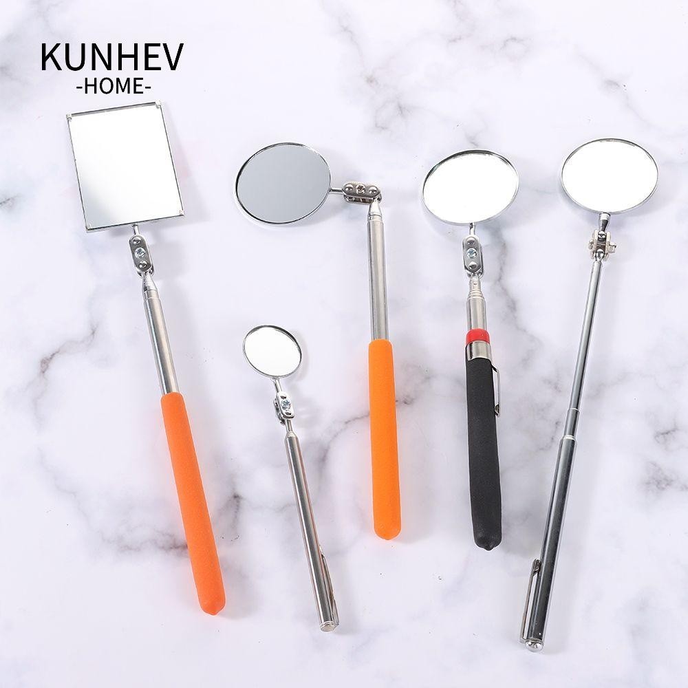 KUNHEV Gương chiếu hậu góc mở rộng cầm tay kiểm tra xe hơi