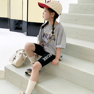 Mùa Hè Trẻ Em Bé Gái Mỏng Mỏng Quần Legging Ngắn Bé Gái Phù Hợp Với Đàn Hồi Trẻ Em Đi Xe Đạp Quần Bé Gái Cá Mập