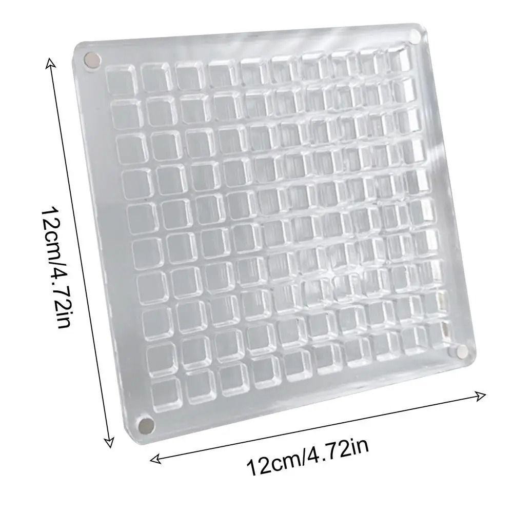 Hộp trưng bày vỏ sò từ tính AWNGD, Hộp lưu trữ vỏ sò bằng nhựa trong suốt, Mini 36 / 64 / 100 lưới công suất lớn Ngăn sắp xếp thủ công nhỏ