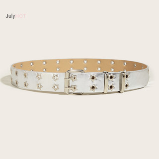 Julyhot Punk Phong Cách Ngôi Sao Twill Dây Đeo Rỗng Ra Da Quần Jean Trang Trí Thời Trang Dây Thắt Lưng Massivedeals