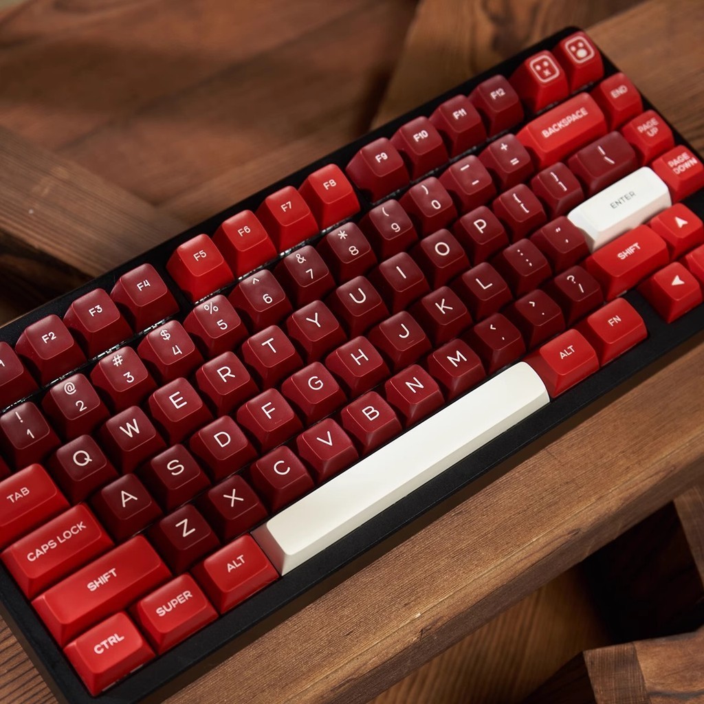 (Hết hàng) Red Ham 160 keycaps Doubleshot SA profile ABS thích hợp cho ...