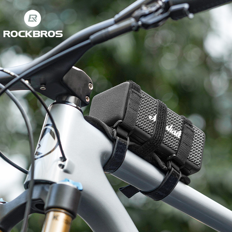 Rockbros Xe Đạp Dây Đeo Âm Thanh Velcro Đi Loa Giá Đỡ Ánh Sáng Đi Xe Đạp Túi Bơm Hơi Dây Đeo