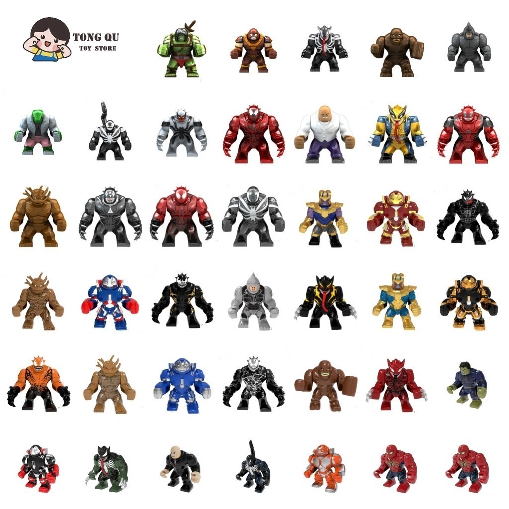 Siêu Anh Hùng Minifigures Hulk Juggernaut Búp Bê Lớn Khối Xây Dựng Bộ ...