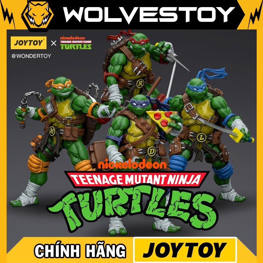 Mô Hình Chính Hãng Joytoy TMNT Ninja Rùa Raphael, Leonardo, Donatello ...