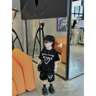 20-40kg Bộ bé trai size đại áo chữ P mix quần kaki HN