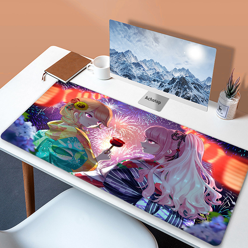 Miếng Lót Chuột Chơi Game Hololive Mousepad Game Thủ Để Bàn Thảm Bàn Phím Lớn Miếng Lót Thảm Bàn Bề Mặt Máy Tính Cho Phụ Kiện Ped Mauspad
