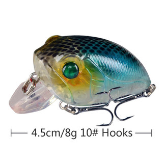 Mồi Câu Cá Giả Fatso Nổi Mắt 3D Chuyên Câu Lure Chất Lượng Cao MO53