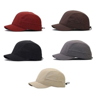Mũ chống nắng JKDESIGN, Mũ bóng chày có thể điều chỉnh khô nhanh, Chống nắng Hip Hop Cotton Vành ngắn Golf Bố Mũ nam nữ
