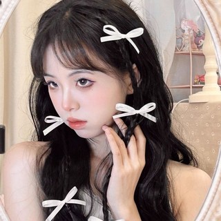 Kẹp Tóc Nơ Satin Nhiều Màu Xinh Xắn Cho Bé Gái