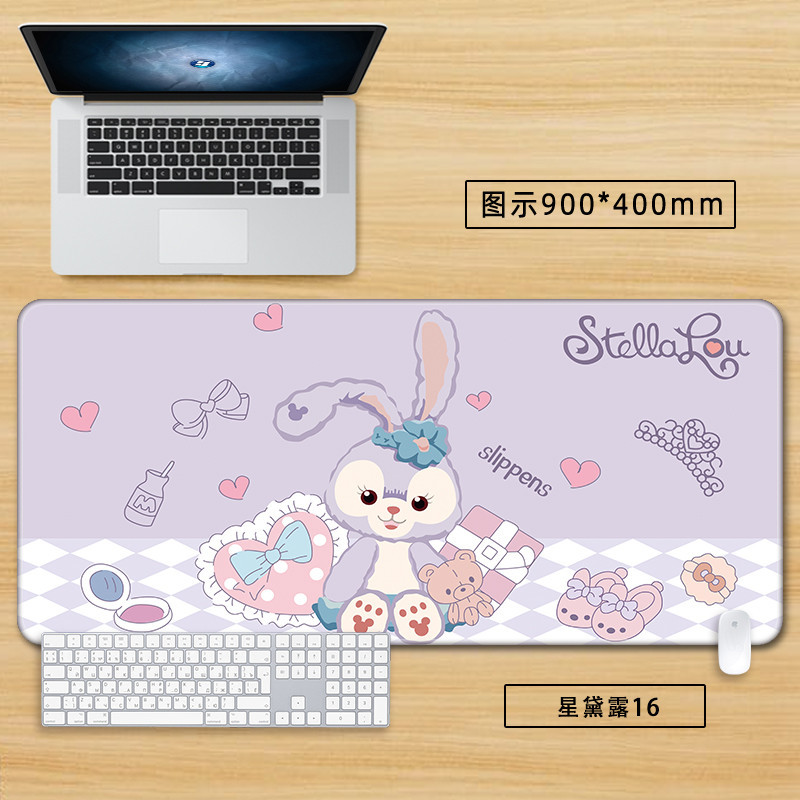 LinaBell Kawaii Mouse Pad Lớn 60x30cm Hoạt Hình Dễ Thương Stellalou Anime Bàn Phím Máy Tính Để Bàn Miếng Lót