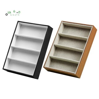 Hộp đựng kính 4 ngăn trưng bày kính râm, kính mắt; khay trưng bày trang sức
