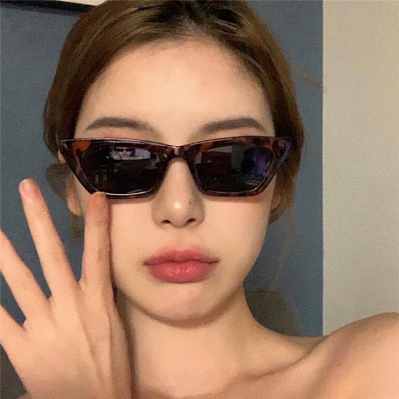 [Yunyuan] Kính râm Unisex Hip-hop cá tính phong cách Hàn Quốc UV400 Super Anti-UV