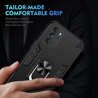 Dành Cho Motorola Moto G 5G 2022 / 2023 Ốp điện thoại Có Chân Đế Vòng Metel Giá Đỡ Từ Tính Lưng Cứng Mềm TPU Edge Chống Sốc Chống Rơi Mỏng Bao