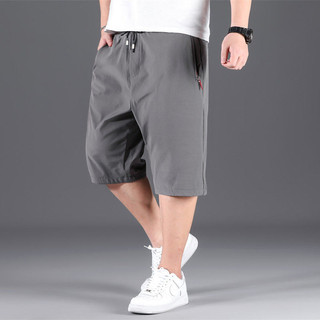 [Plus Size] 8XL Nam Chạy Nhanh Khô Thường Ngày Mùa Hè Mỏng Oversize Quần Short Thẳng