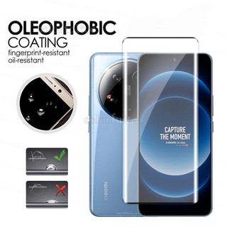 Bảo Vệ Màn Hình 2 TRONG 1 Cho Xiaomi 14 Ultra 5G 14Ultra 14Pro Mi14 Xiomi14 9H Full Cover Kính Cường Lực Bảo Vệ Phim Camera Ống Kính Bảo Vệ Màn Hình Phim