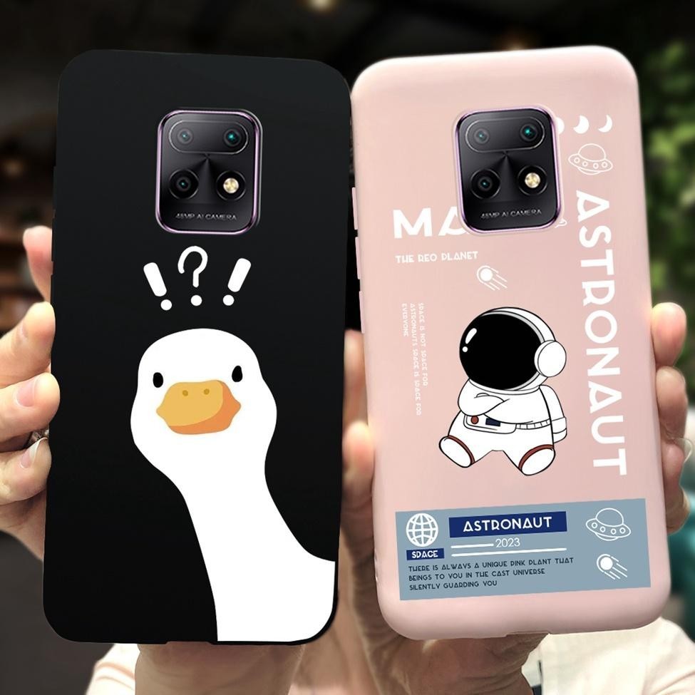 Ốp lưng Xiaomi Redmi 10X 5G Thời trang Hoa dễ thương Mèo vẽ ngộ nghĩnh Vỏ silicon chống sốc Vỏ điện thoại Xiaomi Redmi 10X 5G