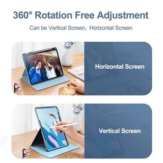 Ốp lưng acrylic xoay cứng có khe cắm bút cho OPPO Pad Neo 11.4 2024/Air2 11.4/Pad 2 11.61/Air 1.36 inch/11 inch/OnePlus Pad Go 11.35 inch
