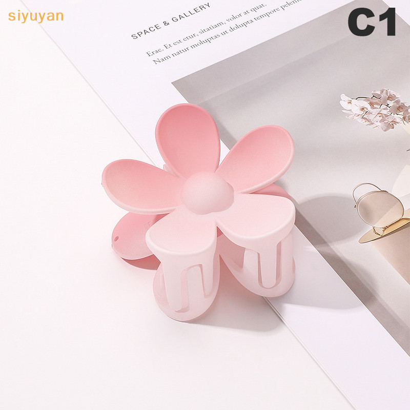Siyuyan Hoa Anh Đào Kẹp Tóc Mờ Lấy Kẹp Tươi Đa Năng Cá Mập Kẹp Chảo Tóc Lấy Trang Sức VN
