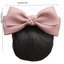THEGIRL8B Nơ Lò Xo Kẹp, Ruy Băng Kẹp Tóc Bun Snood, Vintage Mũ Đuôi Ngựa Kẹp Phụ Kiện Tóc Y Tá Kẹp Tóc Nữ