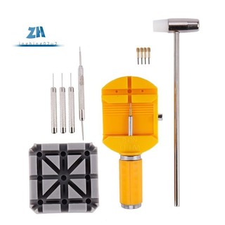 11 Cái / bộ Kim Loại Dây Đeo Đồng Hồ & Vòng Tay Liên Kết Tẩy Công Cụ Sửa Chữa Sửa Chữa Dây Đồng Hồ Dụng Cụ Tháo Đai Phụ Kiện Đồng Hồ